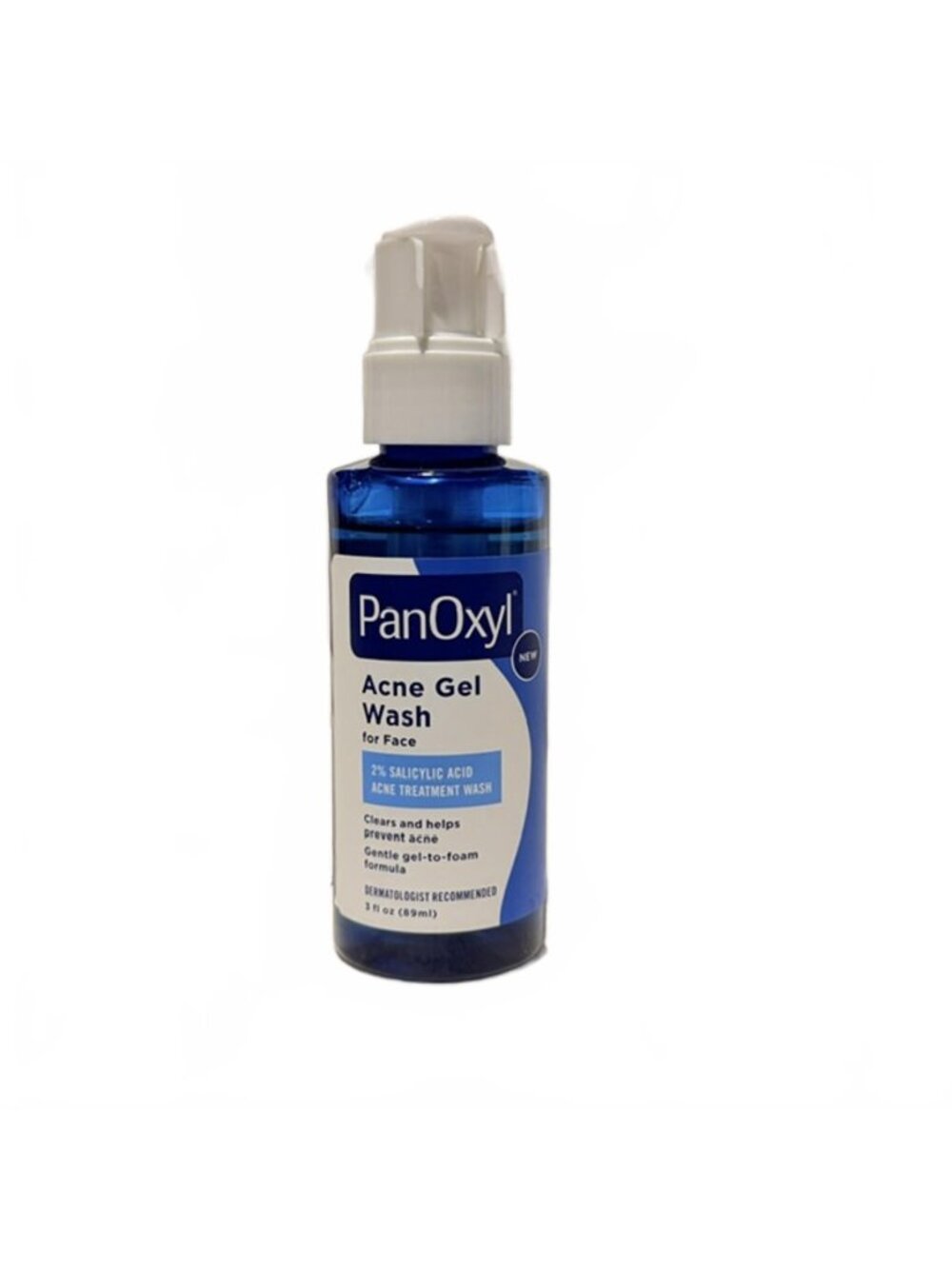 PanOxyl Acne Gel Wash for Face with 2% Salicylic Acid - 3oz Paraben-Free, Hypoal